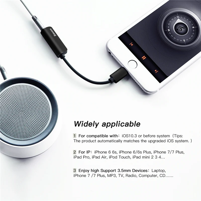 Baseus 2IN1 Audio Cable Adapter (Lightning) - Image 4