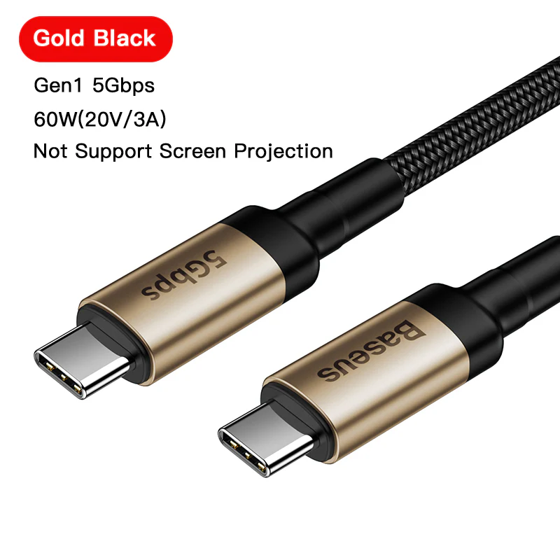 Baseus USB 3.1 Type C To USB C Cable For MacBook Pro Quick Charge - Image 3