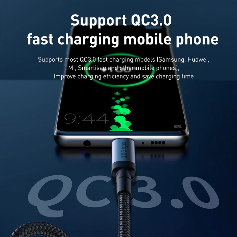 Baseus USB 3.1 Type C To USB C Cable For MacBook Pro Quick Charge - Image 8