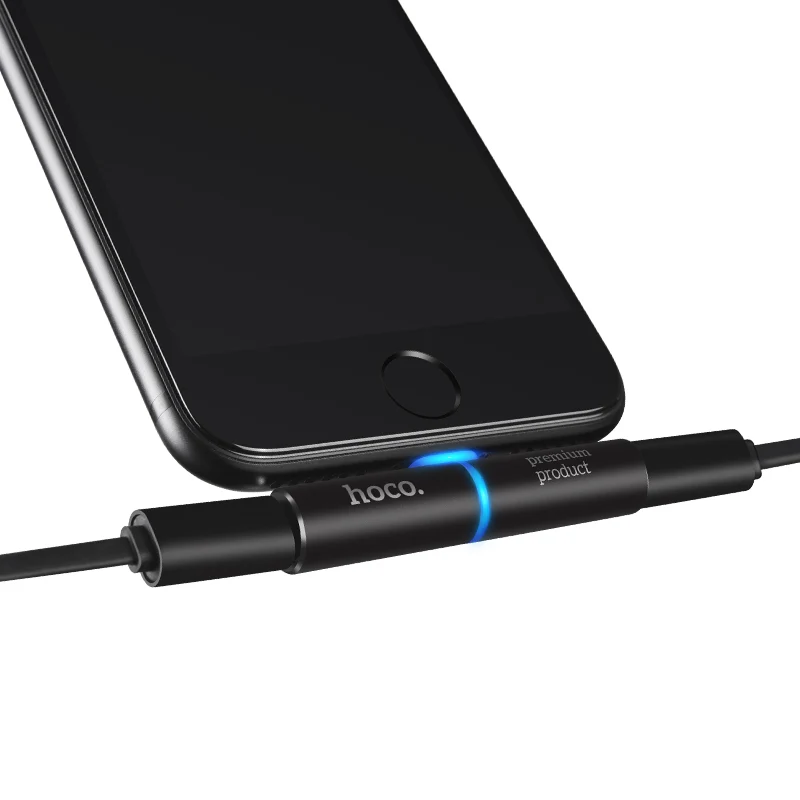 HOCO LS7 Dual Lightning Charging/Audio Splitter - Image 2